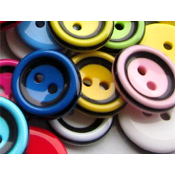 RESINKNAPP 15mm - Mange farger